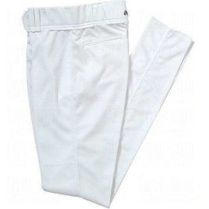 Mens Baseball Pants Rawlings size 44 White Double Knit Unhemmed Snap & Zip Fly